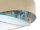 Pendelleuchte E27 rund Ø 50 cm Stoff Velours Optik Beige Bunt