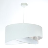 Lampe à suspendre Blanc Crème rond Ø...