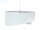 Lampe à suspendre Blanc Crème rond Ø 50 cm E27 Aspect velours Tissu