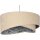 Hängeleuchte Stoff Velours Optik rund Ø 50 cm Modern E27