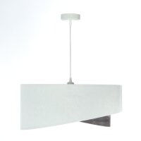 Suspension Salon rond D : 50 cm Tissu aspect velours