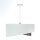 Pendelleuchte Wohnzimmer rund D: 50 cm Stoff Velours Optik