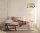 Suspension ronde D : 50 cm E27 Tissu aspect velours