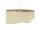 Pendelleuchte rund D: 50 cm E27 Stoff in Beige Creme Gold