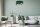Suspension Tissu Ø 50 cm Aspect velours E27 Vert Bleu Or