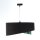 Pendelleuchte E27 rund D: 50 cm Stoff Velours Optik Tropical