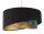 Pendelleuchte E27 rund D: 50 cm Stoff Velours Optik Tropical