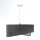 Hängelampe Grau Gold E27 Stoffschirm Ø 50 cm Modern KARIM