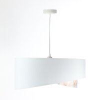 Suspension Blanc Crème E27 rond Ø 50 cm...
