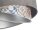 Suspension Abat-jour en tissu Ø 50 cm Gris Beige Argent E27