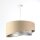 Suspension ronde D : 50 cm E27 Tissu aspect velours Moderne KARIM