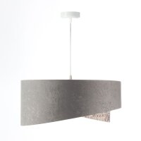 Lampe à suspendre tissu Ø 50 cm aspect...