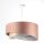 Pendelleuchte Rosa Beige Hellblau Ø 50 cm Stoffschirm E27