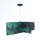 Lampe à suspendre Vert Or E27 Ø 50 cm Tropical Print Tissu