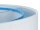 Pendelleuchte rund Ø 50 cm E27 Weiß Blau Stoff Velours Optik