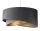 Suspension ronde D : 50 cm Gris Or E27 Abat-jour en tissu