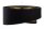 Hängelampe E27 rund Ø 50 cm Schwarz Gold Stoff Spitze Modern