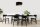 Hängelampe E27 rund Ø 50 cm Schwarz Gold Stoff Spitze Modern