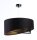 Suspension Satin Netz Ø 50 cm E27 rond Noir Or