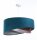Lampe à suspendre ronde Ø 50 cm E27 Turquoise Rose Argent Abat-jour en tissu
