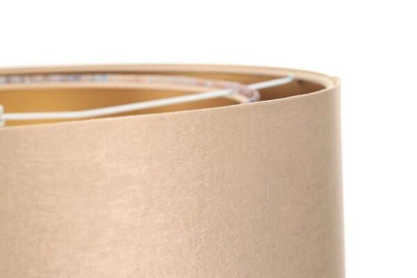 Suspension Satin E27 ronde D : 50 cm en or multicolore