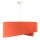 Pendelleuchte Orange Gold Silber E27 rund Ø 50 cm