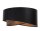 Hängelampe Schwarz Braun Gold E27 rund D: 50 cm Latex