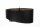 Hängelampe Schwarz Braun Gold E27 rund D: 50 cm Latex