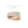 Lampe à suspendre Crème Beige Lin E27 ronde Ø 50 cm