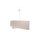 Suspension lin E27 ronde D : 50 cm Moderne Beige Cuivre