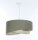 Lampe à suspendre ronde D : 50 cm E27 Vert Crème ronde réglable