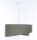 Pendelleuchte rund Ø 40 cm E27 Grün Beige Stoff Modern
