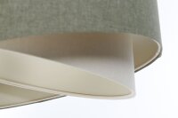 Lampe à suspendre Vert Crème E27 ronde...