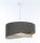 Suspension réglable Marron Beige E27 ronde Ø 45 cm Moderne