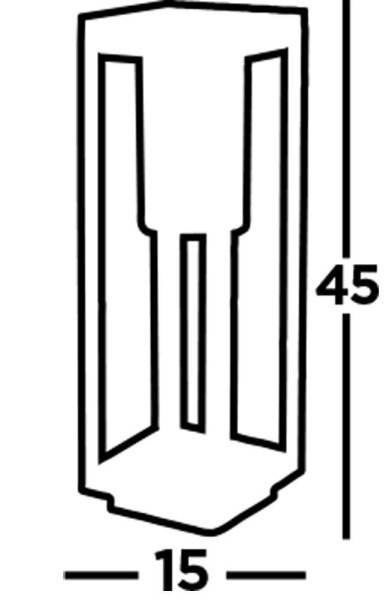 Wegeleuchte IP44 E27 45 cm Schwarz Modern BENJAMIN
