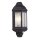 Lampe murale dextérieur IP44 E27 noir détecteur de mouvement H : 36 cm