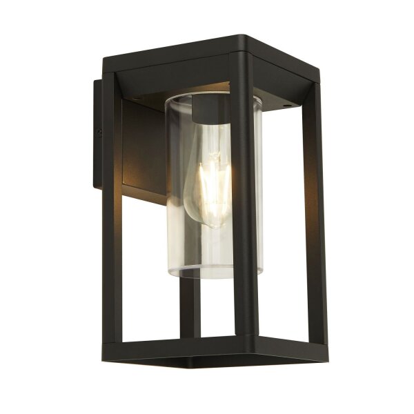 Applique murale extérieure Noir mat Clair IP44 H : 27 cm