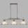 Billardleuchte Esstisch B: 99 cm in Messing antik 3x E27