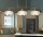 Billardleuchte Esstisch B: 99 cm in Messing antik 3x E27