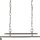 Lampe billard à 2 flammes L : 75 cm en argent clair E27