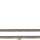 Suspension verre métal L : 99 cm H : max. 1,2 m en argent