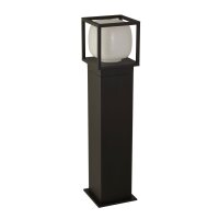 LED Pollerleuchte 65 cm IP54 Schwarz Weiß 3000 K...