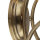 Wandlampe mit Schalter E14 in Messing Antik 2-flammig