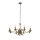 Kronleuchter Messing Antik E14 Metall Ø 72 cm 8-flammig