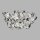 Deckenlampe Chrom Ø 45 cm H: 27 cm Metall 3x G9