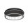 LED Deckenleuchte rund Ø 60 cm Schwarz Weiß 3000 K 861 lm