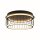 Deckenlampe LED rund Schwarz Weiß 3000 K 1074 lm D: 40 cm