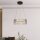LED Pendelleuchte Ring Ø 38 cm Schwarz Weiß 3000 K 1976 lm