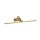 LED Bilderlampe in Messing B: 70 cm Metall verstellbar
