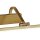 Schmale Bilderleuchte LED verstellbar in Messing B: 51 cm